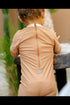 Baby Swimsuit in Warm Cocoa
